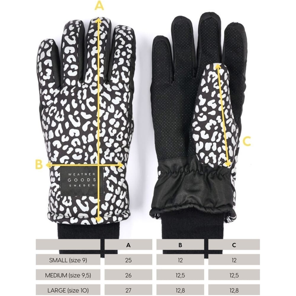 Weaarmergoods Suecia Weatrugoods Suecia Reflexión. Guantes Leopardo M