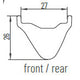 Miche voorwiel 29 k1 boost steekas 110 center lock