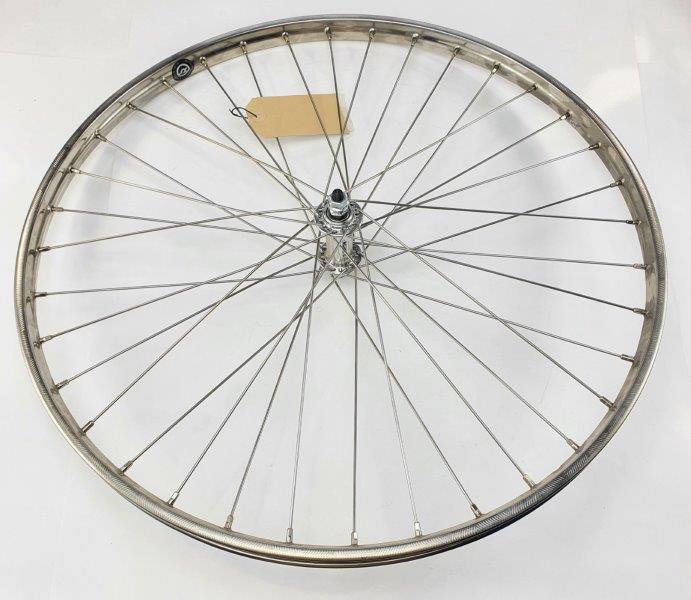 Roue avant 26x1 3 8 WS33 Chrome