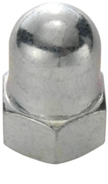 Bofix nut rear axle +cap 3 8 galvanized per