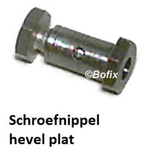 Bofix screw nipple for lever flat