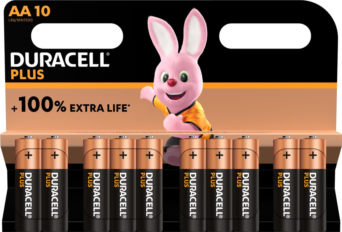 Duracell plus alkalický penlite lr6 aa balení 10 kusů