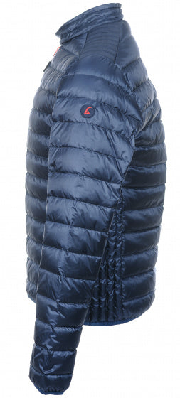 Alvivo Outdoorjas Workuta heren nylon donkerblauw rood mt XS