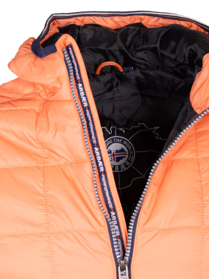 Arbaer Aaron Padded Jacket Heren Koraaloranje Maat M