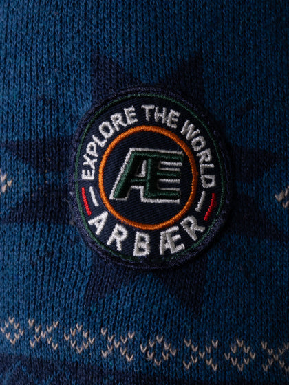 Arbaer Antoine Norwegian trui heren donkerblauw maat L