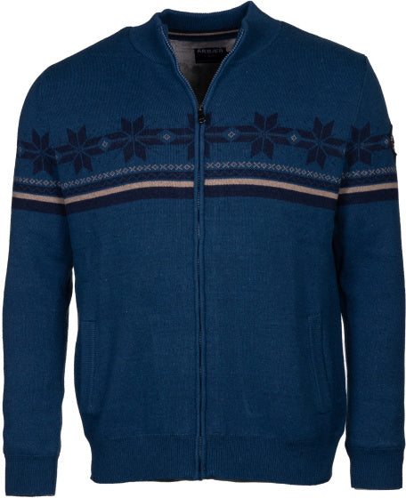 Arbaer Antonio Norwegian vest heren blauw maat XL