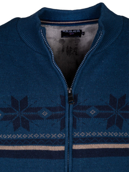 Arbaer Antonio Norwegian vest heren blauw maat L