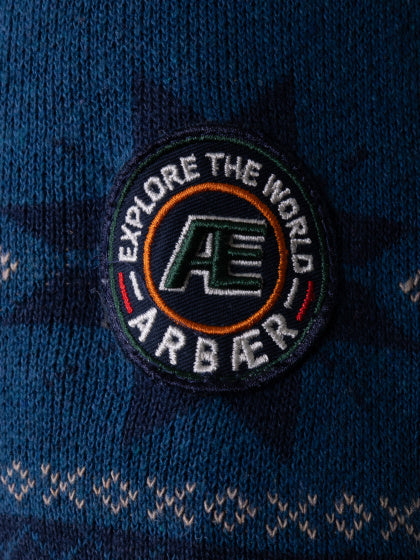 Arbaer Antonio Norwegian vest heren blauw maat M