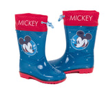 Arditex Regenlaarzen Mickey junior PVC donkerblauw rood maat 28