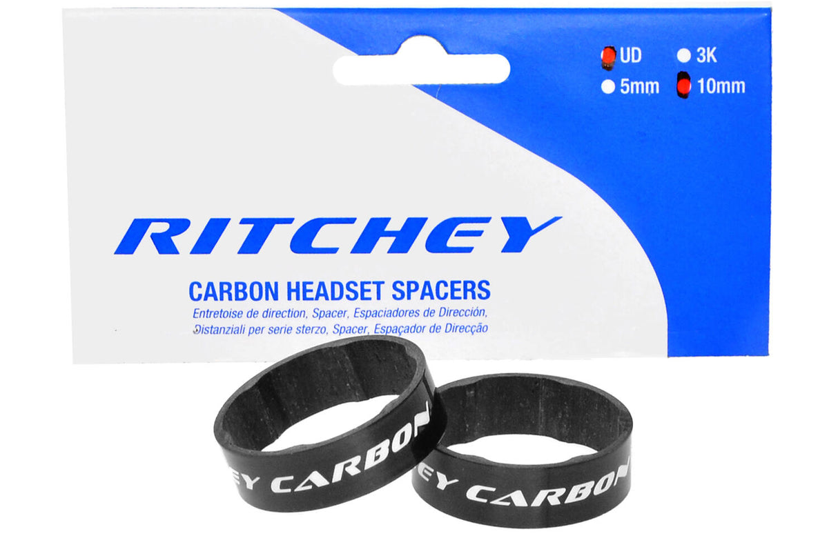 Ritchey WCS Spacer Set Ud Carbon 10mm 1-1 8 '' 2 kusy