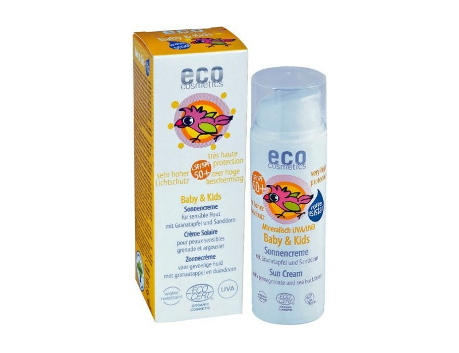 Eco Cosmetics Baby Suncreen SPF 50 Pomegranate