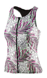 Beco Tanktop BEsuit dames B-cup polyamide elastaan roze groen mt 46