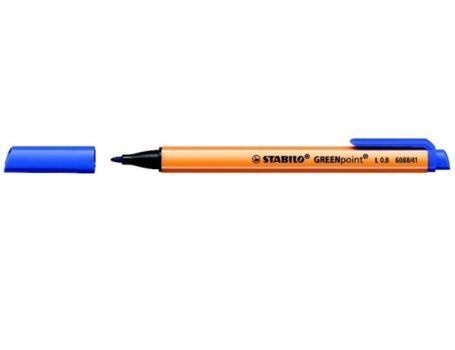 Stabilo Fineliner Greenpoint Blauw