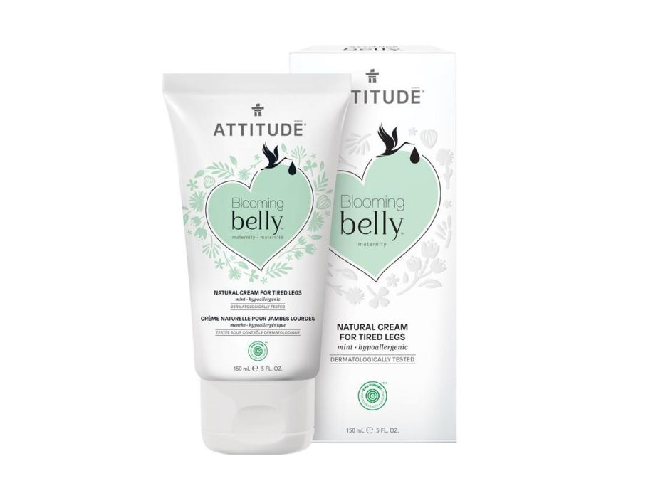 Actitud crema natural para piernas cansadas menta