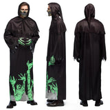 Boland Glowing reaper kostuum heren zwart groen maat 50 52 (M)