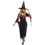 Boland Witch kostuum dames zwart rood maat 40 42 (M)