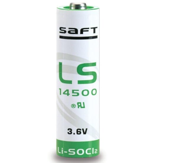 SAFT LI-SOCL2 LS14500 CFG 3.6V AA Batería 2.6AH