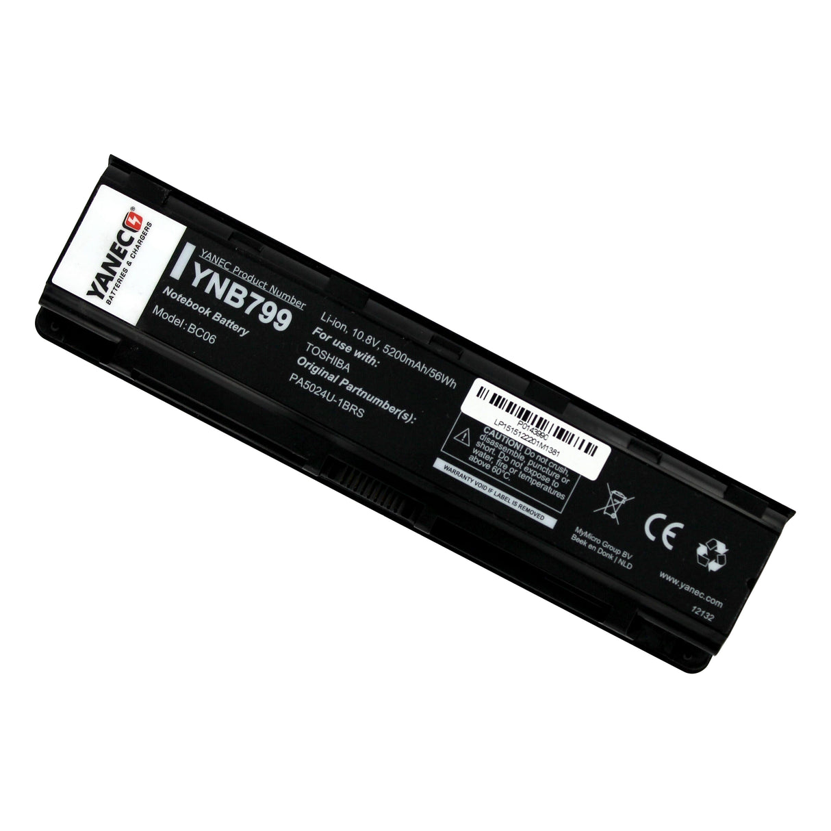 Yanec Laptop -Batterie 5200mah