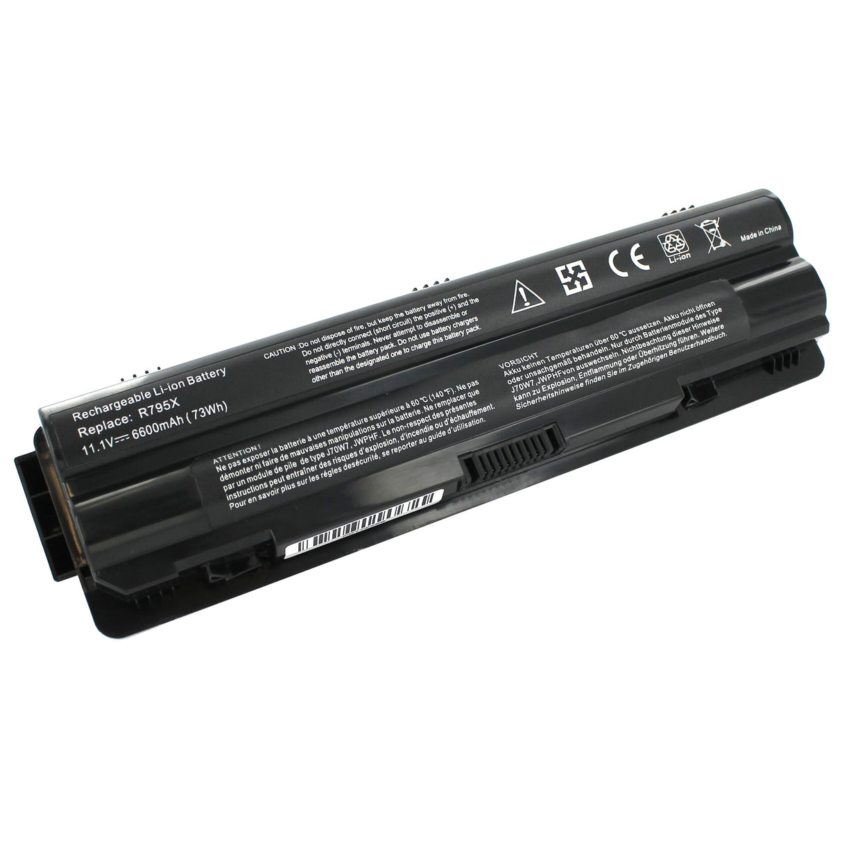 Blu-Basic Laptop Battery förlängde 10.8V 6600mAh