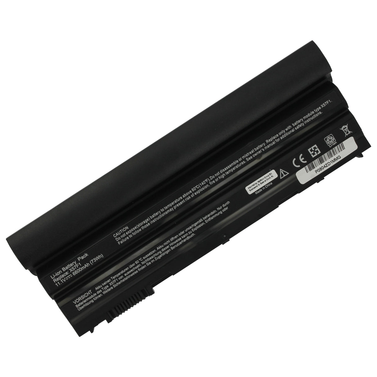 Blu-Basic Laptop Batterie verlängert 6600MAh 73Wh