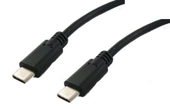 Huismerk usb2.0 type-c kabel 2 meter zwart