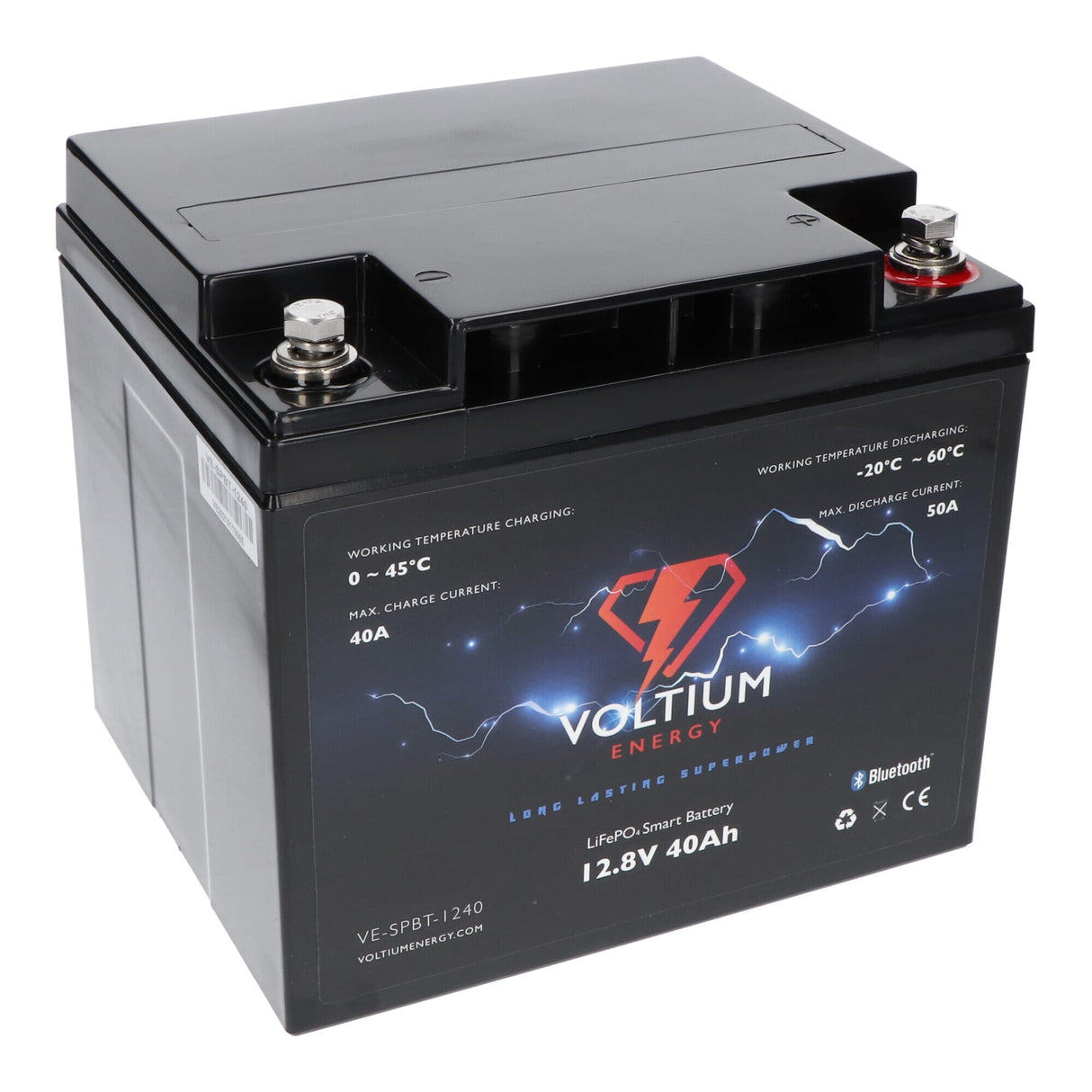 Voltium Energy LifePO4 baterija 12,8V 40ah Bluetooth