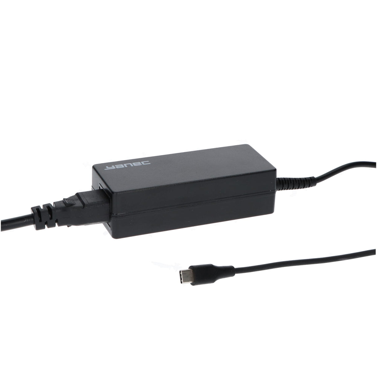 Yanec laptop usb-c adapter 65w zwart