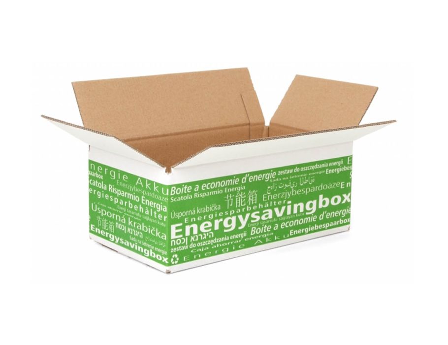 Energy Spar -Box mit Druck