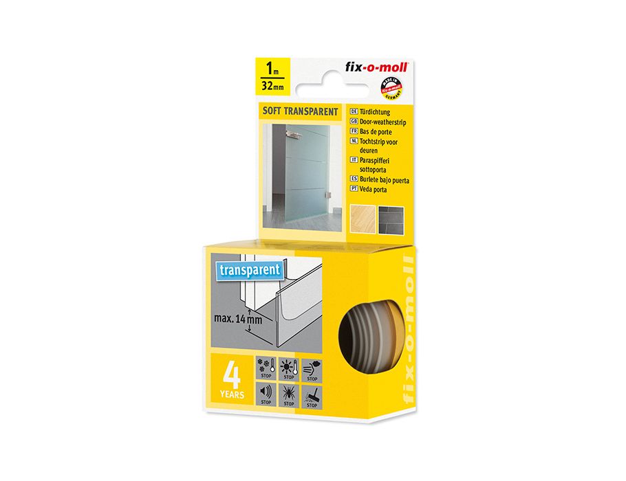 Fix-O-Moll Draft Door Transparent