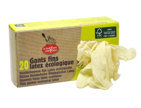 LA Droguerie Ecologique Gloves Látex One -Time Use S