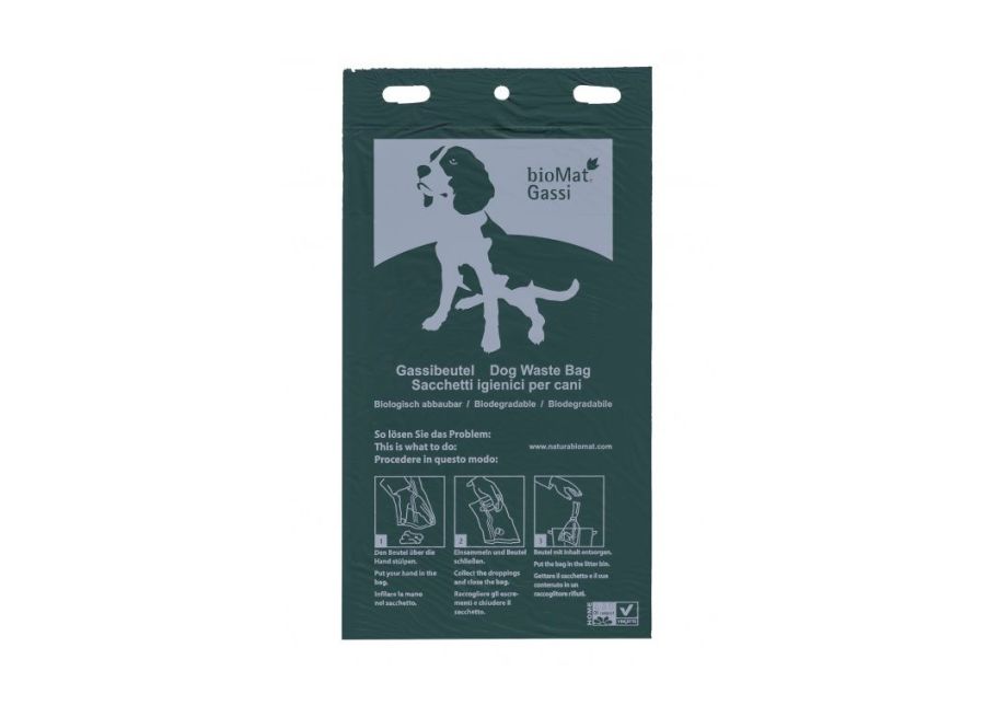 Biomat Compostable Dog Poop -poser 100 vesker