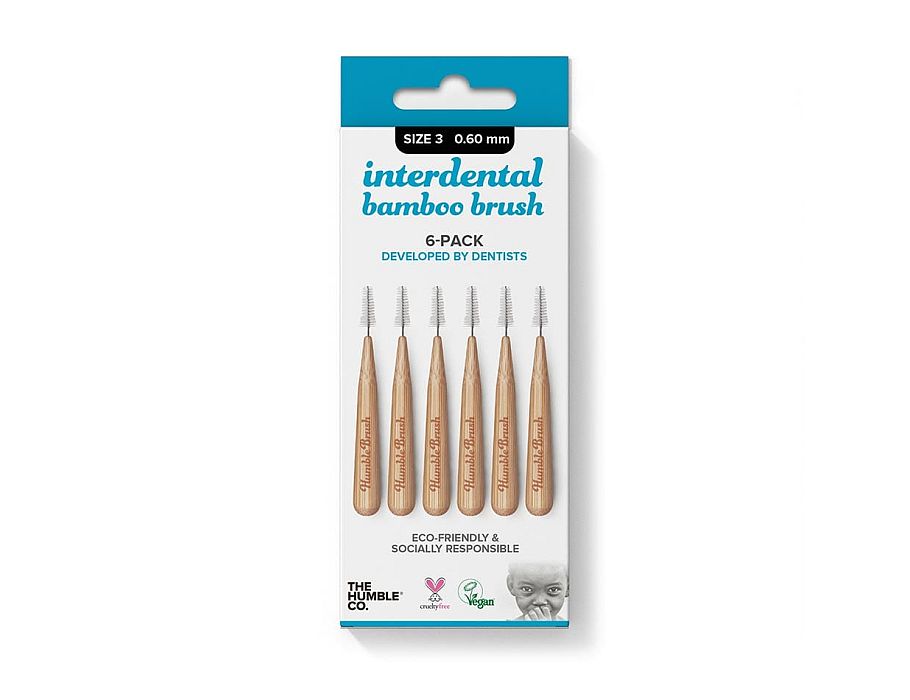 The Humble Co. Interdental brush 6 st blue 0.60 mm