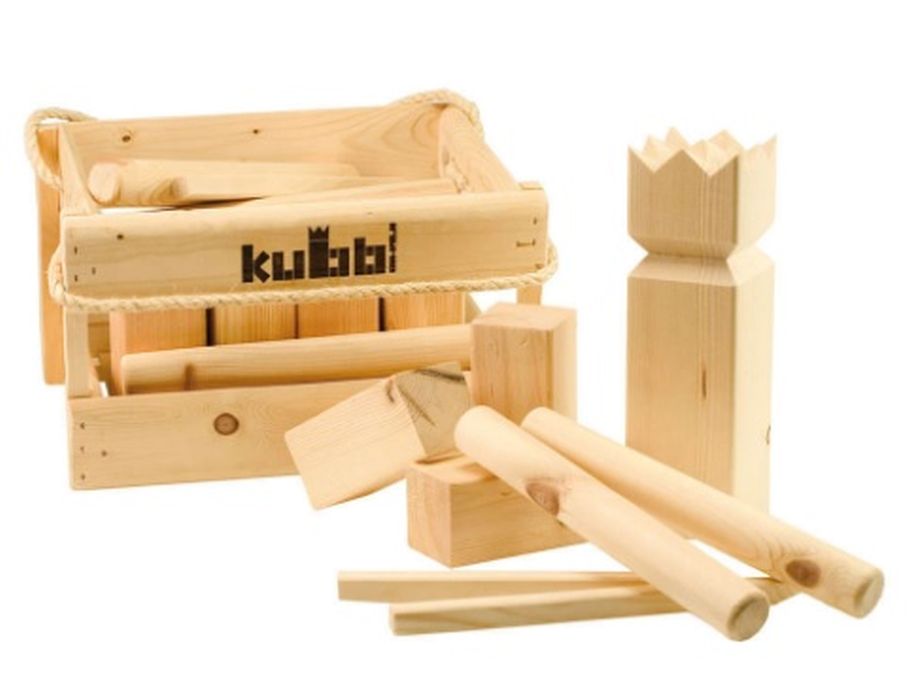 Kubb Game Wooden Crate