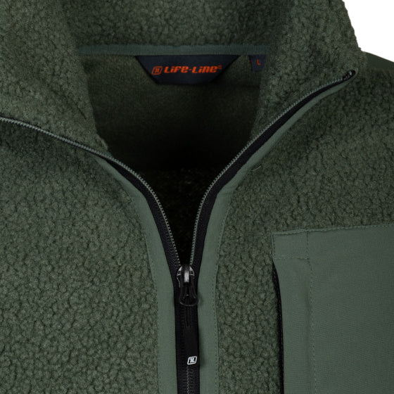 Life line Artic Sherpa Fleece Jack heren groen maat XXL