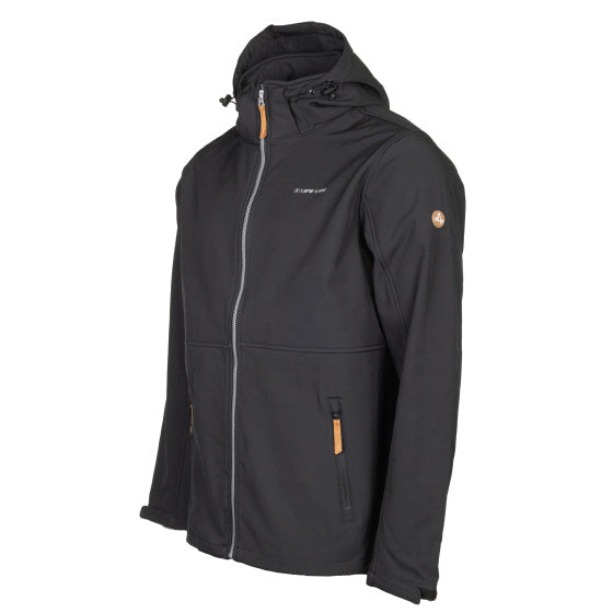 Life line Kasper softshell jacket heren zwart maat XXL