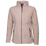 Life line Lorne Sherpa Fleecejas dames beige maat L