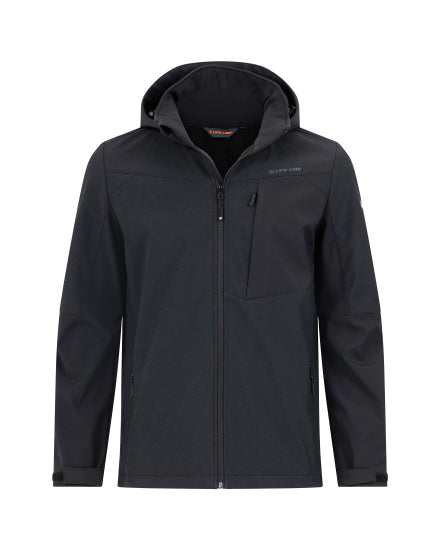 Life line Murray Softshell Jacket heren zwart maat M
