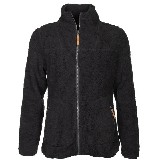 Life line Wendy fleecevest dames zwart maat 4XL