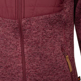 Life line Willemijn fleecevest dames bordeaux maat L