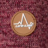 Life line Willemijn fleecevest dames bordeaux maat XL