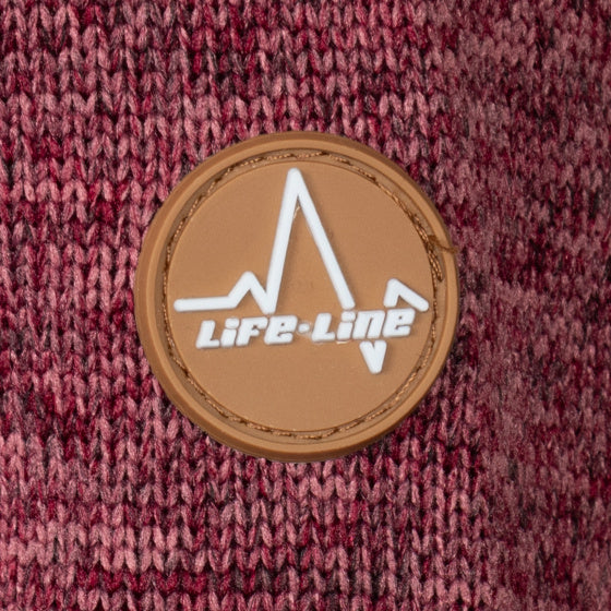 Life line Willemijn fleecevest dames bordeaux maat XXL