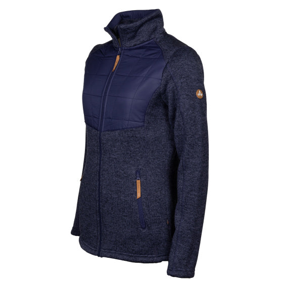 Life line Willemijn fleecevest dames donkerblauw maat XL