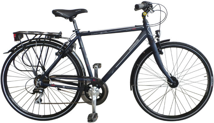 Lombardo Taranto 400 28 Inch 58 cm Heren 7V V-Brakes Antraciet