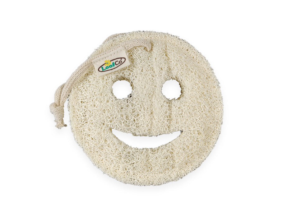 Loofco brusebad svamp smiley