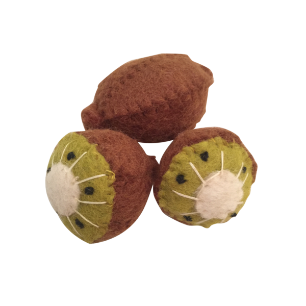 Papoose igrače papoose igrače sadje kiwi 3pc