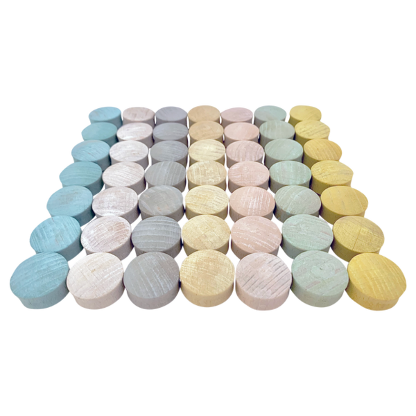 Papoose Spillsaachen Papoose Spillsaachen Mini Pastell CONVEX 49PC