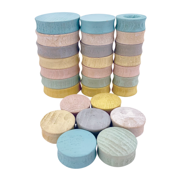 Papoose Spillsaachen Papoose Spillsaachen Mini Pastell Rounds 28pc