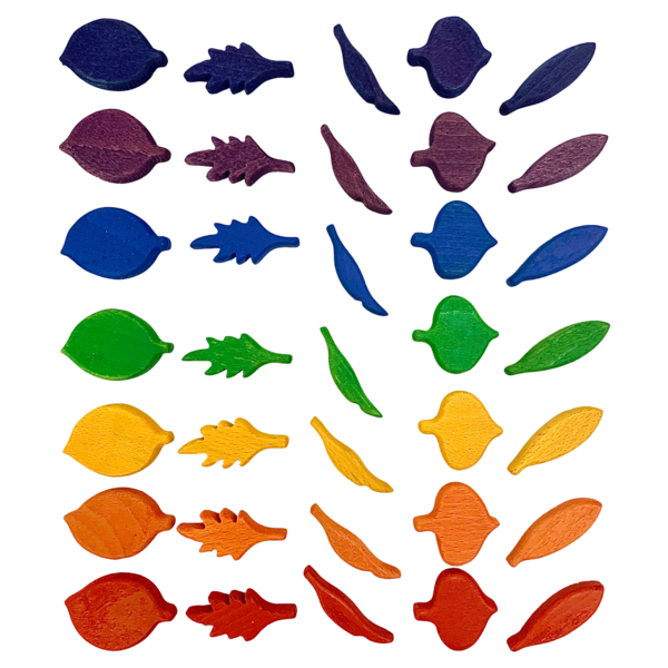 Papoose Spillsaachen Papoose Spillseigs Mini Reebou Leaf Form 35pc