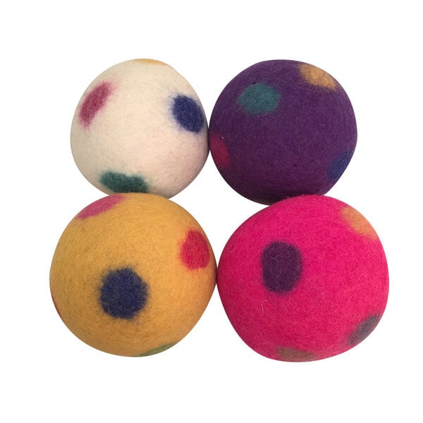 Papoose Toys Papoose Toys Polka Dot Balls 10 cm 4