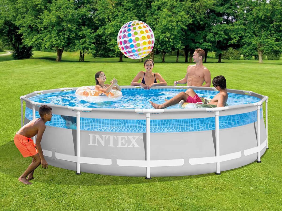 Frame di prisma Intex Clearview Piscina 427 x 107 cm